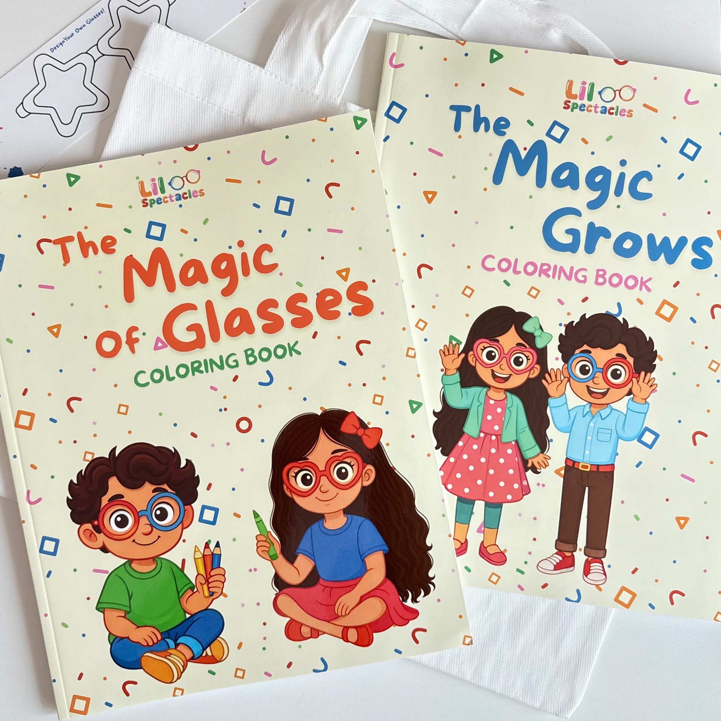 2-Book Magic Set | Inclusive Kids Coloring Book Bundle