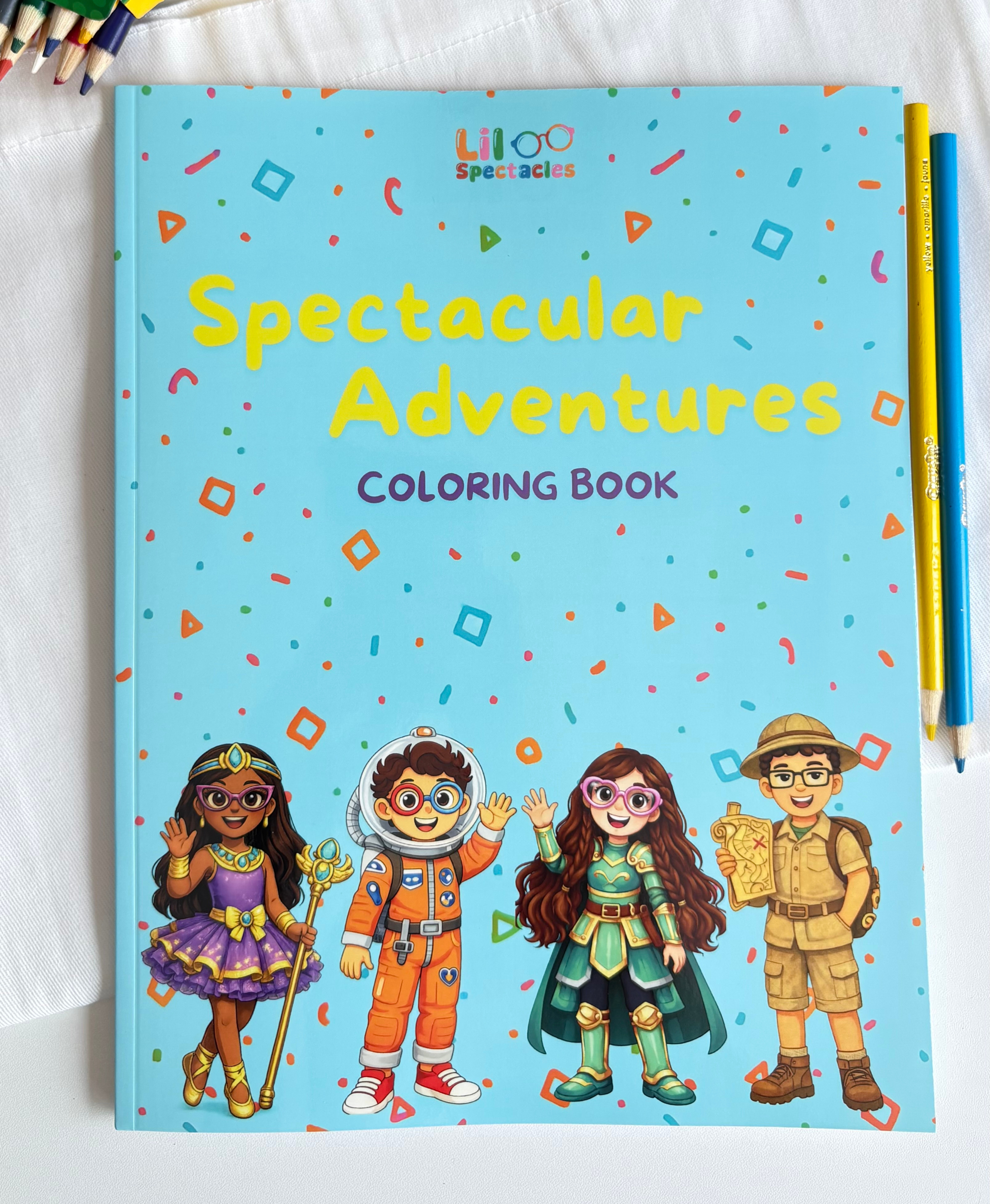 Spectacular Adventures | Inclusive Coloring Book for Kids